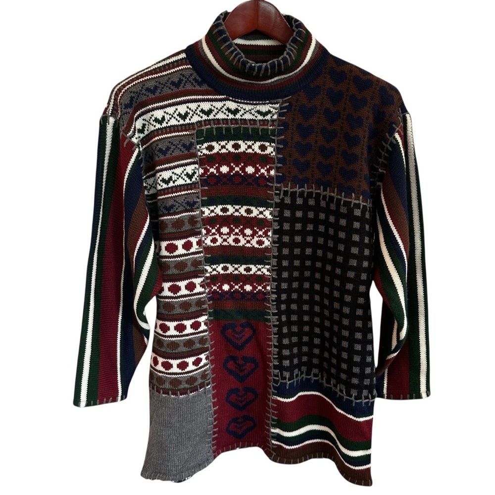 Mainframe Retro Mock Sweater S